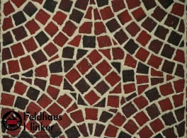 Клинкерная брусчатка мозаика Feldhaus Klinker M403DF gala flamea